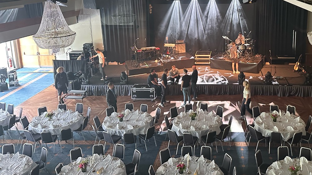 Sonja Henie / Olympia, stage and banquet.